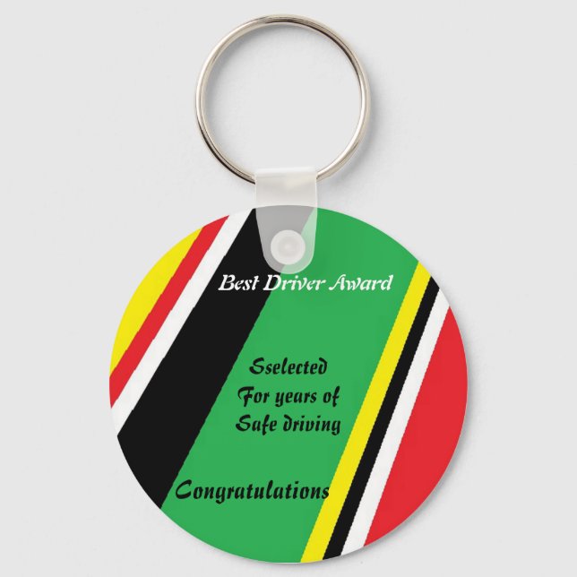 Best driver award keychains (Front)
