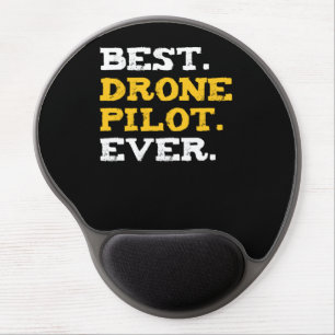 Best Drone Pilot Ever Funny Commercial Quadcopter Gel Mouse Pad