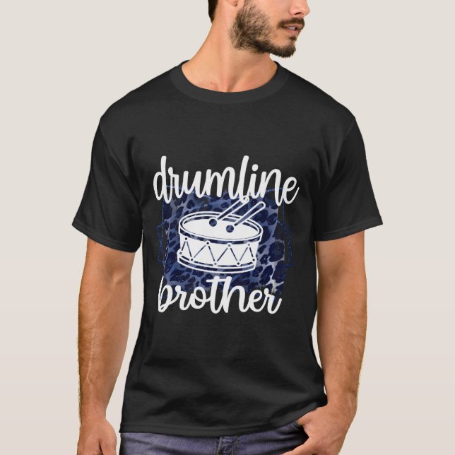 Best Drumline Brother Drumline Bro T-Shirt (Front)