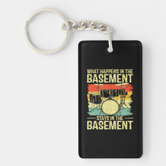 Best Drumming For Drums Drummer Bass Drum Keychain
