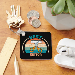 Best Editor - Retro Style Keychain