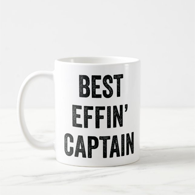 Best Effin' Captain Coffee Mug (Left)