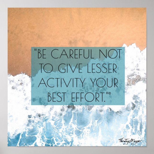 "Best Effort" Poster (Front)