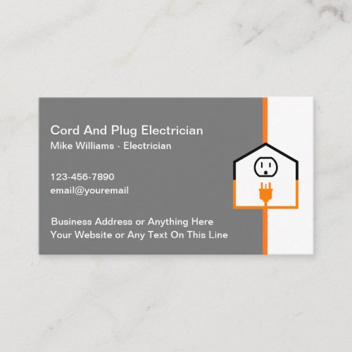 Best Electrician Business Cards For New Business