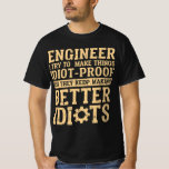 Best Engineer Art For Men Women Mechanical Enginee T-Shirt