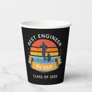 Best Engineer By Par Graduation 2024 House Party Paper Cups