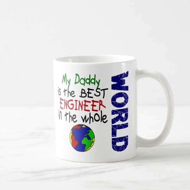 Best Engineer In World 2 (Daddy) Coffee Mug (Right)