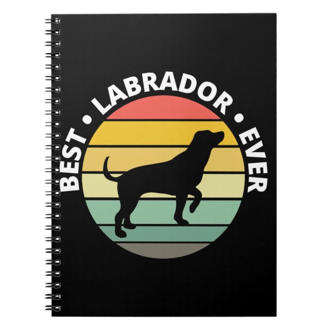 Best English Lab Labrador Retriever Notebook (Front)