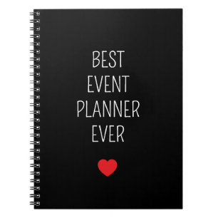 Best event planner ever gifts birthday notebook