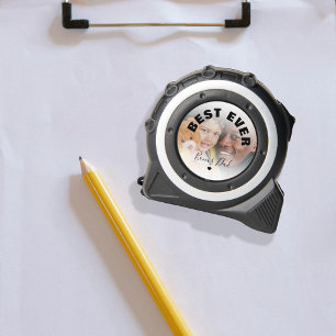 Best Ever Bonus Dad Photo Tape Measure