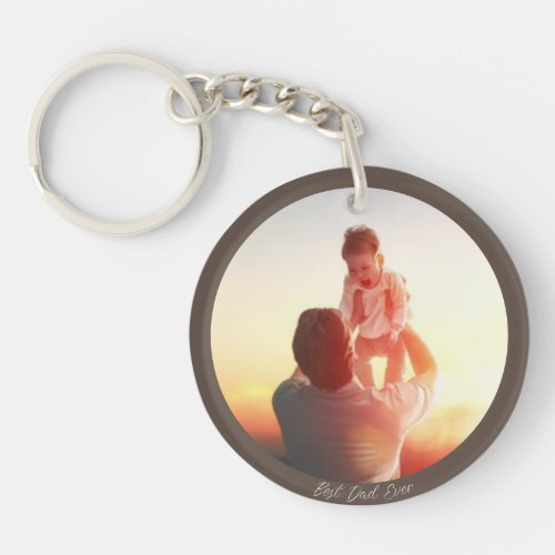 Best ever dadHappy fathers day Keychain