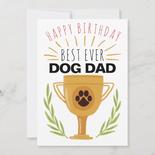 Best Ever Dog Dad from Pet Card