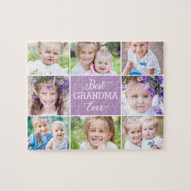 Best Ever EDITABLE COLOR Custom Puzzle (Horizontal)