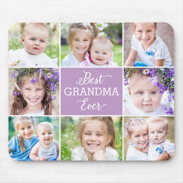 Best Ever EDITABLE COLOR Photo Mouse Pad (Front)