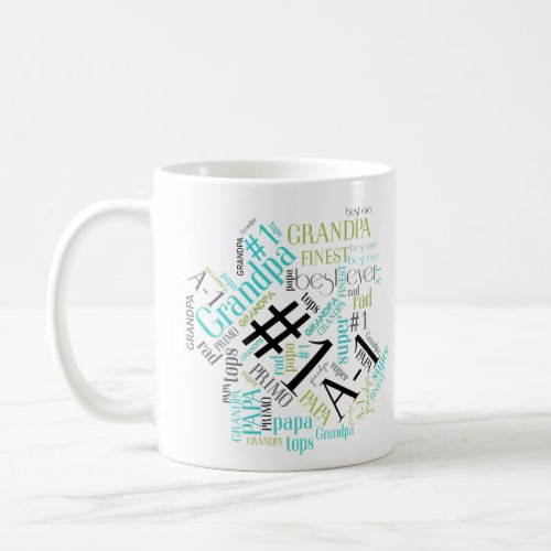 Best Ever Grandpa Word Cloud ID269 Coffee Mug