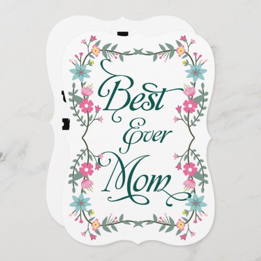 Best Ever MOM (Front/Back)