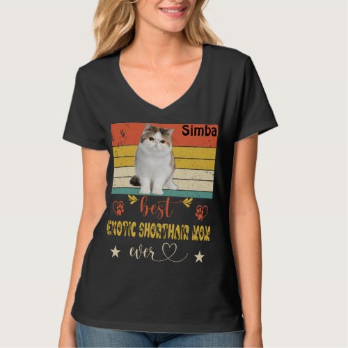Best Exotic Shorthair Mom Ever Cat Mama Cat Mother T_Shirt