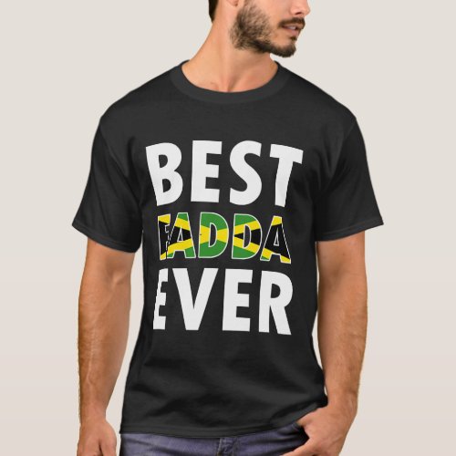 Best Fadda Ever Funny Jamaican Dad Fathers Day Gif T_Shirt
