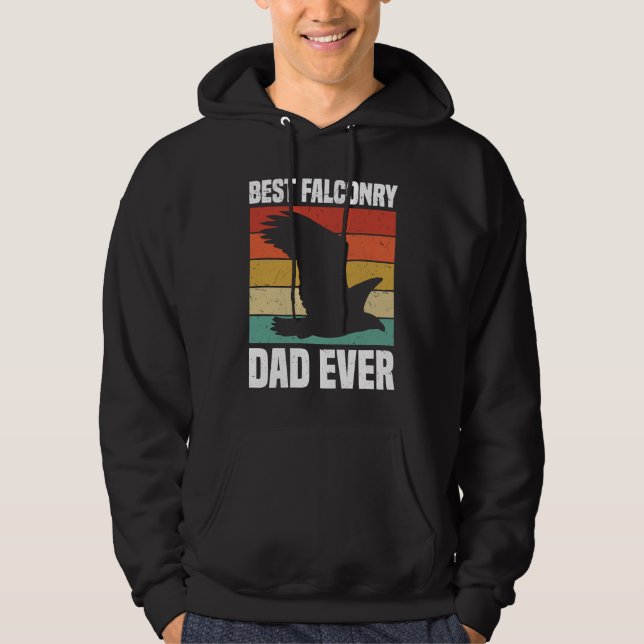 Best Falconry Dad Ever Hoodie (Front)