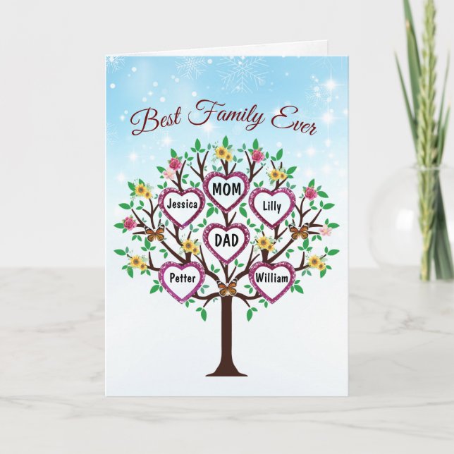 Best Family Ever Holiday Card (Front)