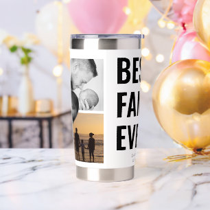 Best Family Ever Photo Collage Insulated Tumbler