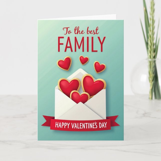 Best Family Valentines Day Card (Front)