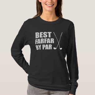 Best Farfar By Par Swedish Grandpa Golfer Pun T-Shirt