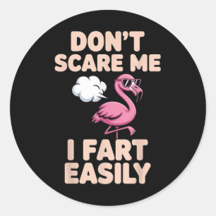 Best Fart Novelty For Men Women Farting Themed Cos Classic Round Sticker