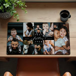 Best Father Ever | Father's Day 8 Photo Collage Desk Mat<br><div class="desc">Transform your father's workspace into a gallery of cherished memories with our Best Daddy Ever Photo Collage Desk Mat. This special, personalized gift is ideal for Father's Day, birthdays, or any occasion to celebrate your dad's unwavering love and support. Our desk mat features a simple yet elegant photo collage grid,...</div>