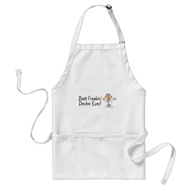 Best Feakin Doctor Ever Adult Apron (Front)