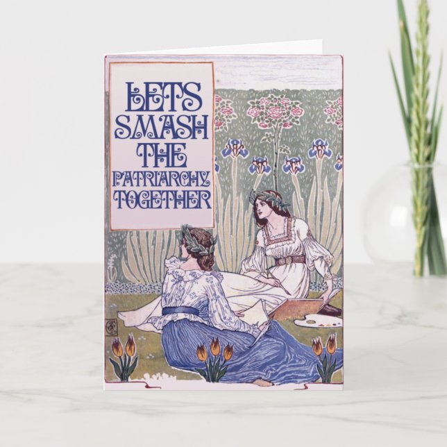 Best Feminist Friend Card (Front)