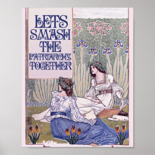 Best Feminist Friend Lets smash the patriarchy Poster