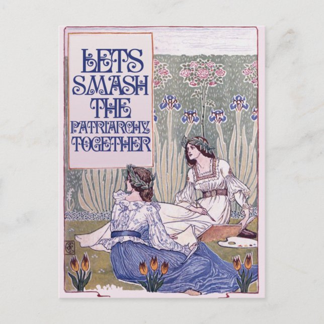 Best Feminist Friend Postcard (Front)