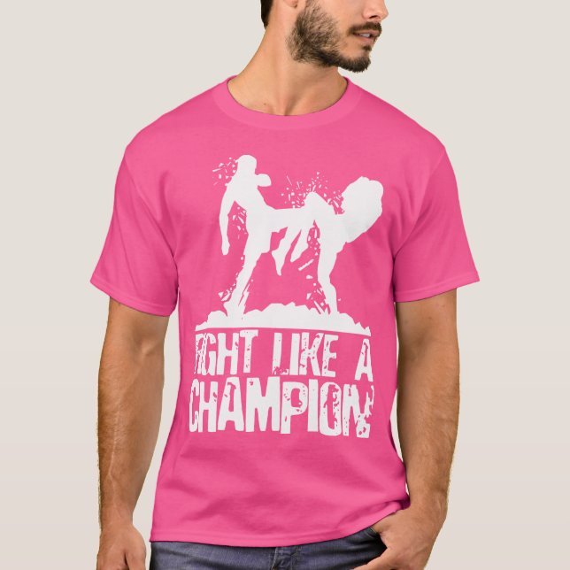 Best Fighter K1 Fight Night Sport Martial Arts Oct T-Shirt (Front)