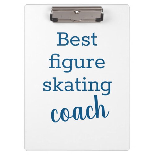 Best figure skating coach gift _ clipboard