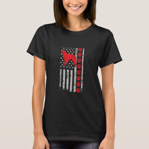Best Firefighter Bossie Mom Dad Ever Us Flag Dog P T_Shirt