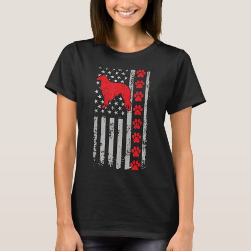Best Firefighter Bossie Mom Dad Ever Us Flag Dog P T_Shirt