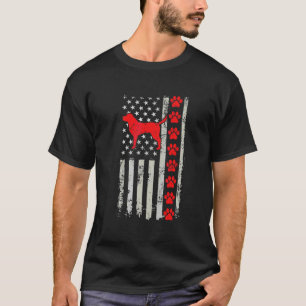 Best Firefighter Dachsador Mom Dad Ever Us Flag Do T-Shirt