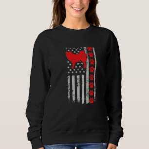 Best Firefighter Lapponian Herder Mom Dad Ever Us  Sweatshirt