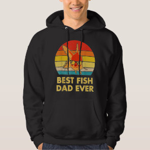 Best Fish Dad Ever Goldfish for Fish Keepers Hoodie