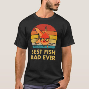 Best Fish Dad Ever Goldfish T Shirt for Fish Keepe