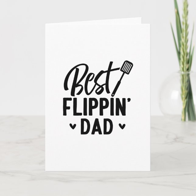 Best Flippin Dad Card (Front)