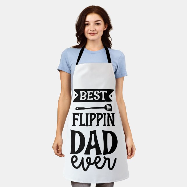 Best Flippin Dad Ever Apron (Worn)