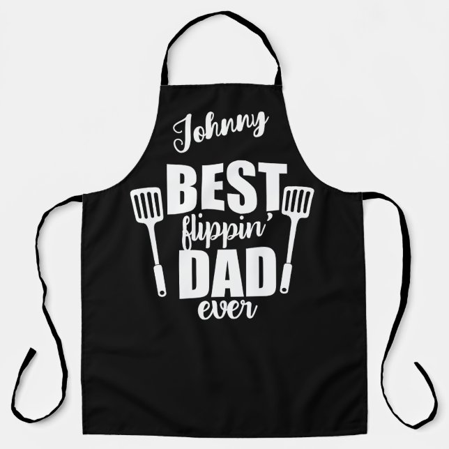 BEST Flippin DAD ever Apron (Front)