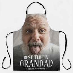 Best &#39;Flippin&#39; Grandad Photo | Name Apron