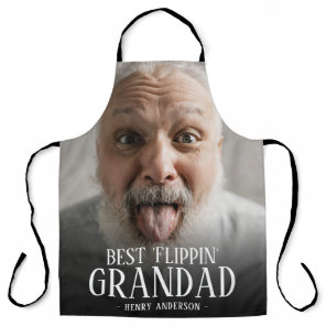 Best 'Flippin' Grandad Photo | Name Apron