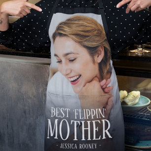 Best 'Flippin' Mother Photo   Name Apron
