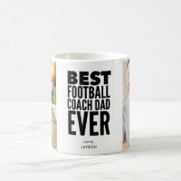 Best Football Coach Dad Ever Photo Collage 