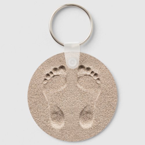 Best Footprints In The Sand Budget Keychains