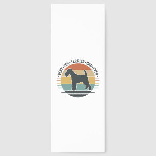 Best Fox Terrier Dad Ever Vintage Dog Shirt_1 Bookmarks